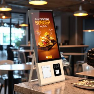 21.5Inches Screensize Check In Kiosk with Billnote Validate And Accept and Custom Customer's Logo for Hotel Terminal Kiosk