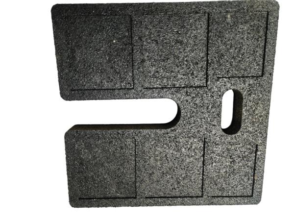 Poids de base en caoutchouc pour système de tuyaux et rideaux de haute qualité améliorant la stabilité pour les mariages et les événements d'entreprise
