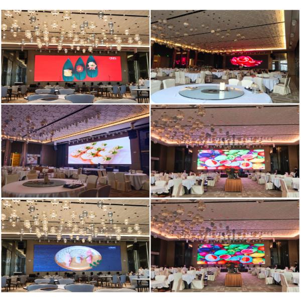 SMD2020 Outdoor Full Color Screen LED Display P2.976 Video Wall Ultra Thin