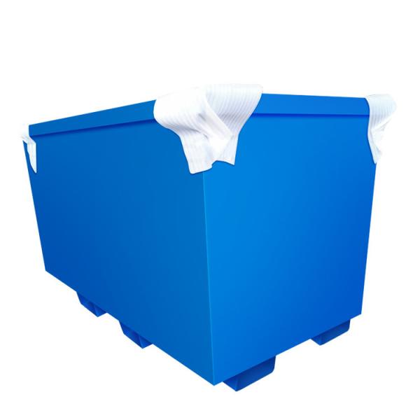 200kg Outdoor Industrial Metal Scrap Bins Collection Transfer Equipment Waste Skip Bins