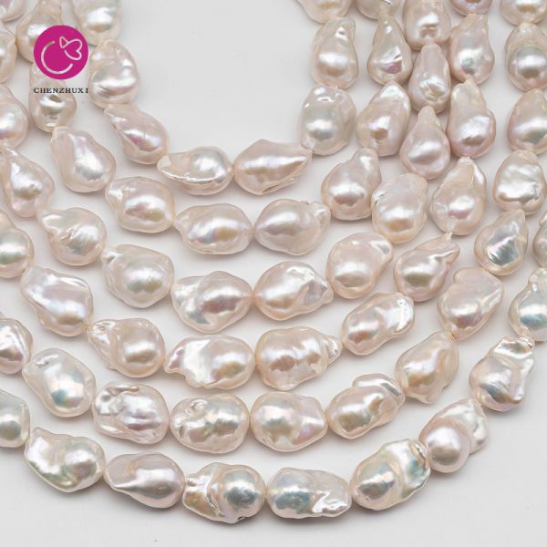 12-14mm Big Size Fresh Water Real Natural Wholesale Price AA Grade Baroque Pearl Beads Strands Fireball
