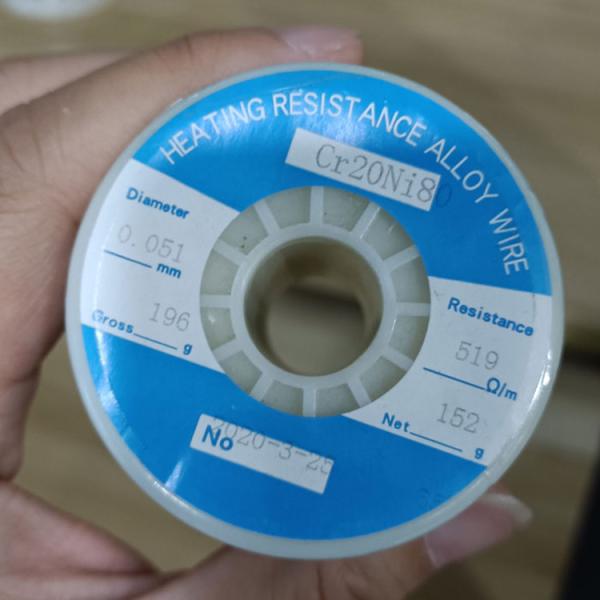 Eat Element 0.05-7.5mm Nickel Alloy Cr20Ni35 1390°C Melting Point With Stable Resistance