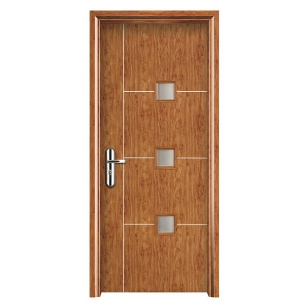 Modern WPC Glass Door with 200000 Sets Per Year Production Capacity and 600mm Width for Eco-Friendly Spaces