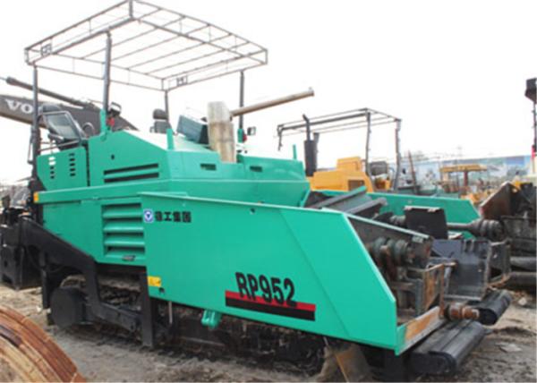 4 Tons Hopper Capacity Asphalt Paver Machine , Deutz 140KW Diesel Asphalt Paving Equipment Rental 