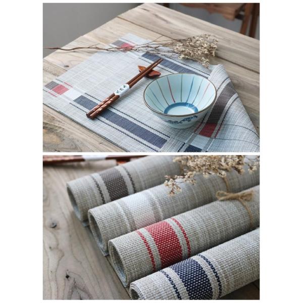 Waterproof Kitchen Table PVC Place Mat 45*30cm Table Placemats