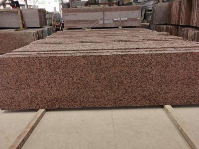 Polished Honed Maple Leaf Red Granite Stone Tiles For Wall