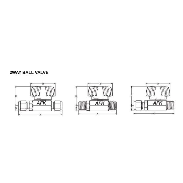 Шариковый клапан 1/4