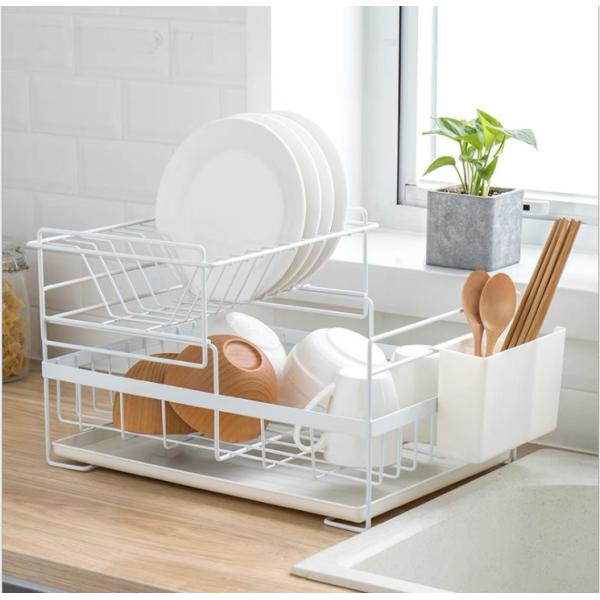 Dish Drying 1.6KG L430mm Steel Kitchen Basket Rack