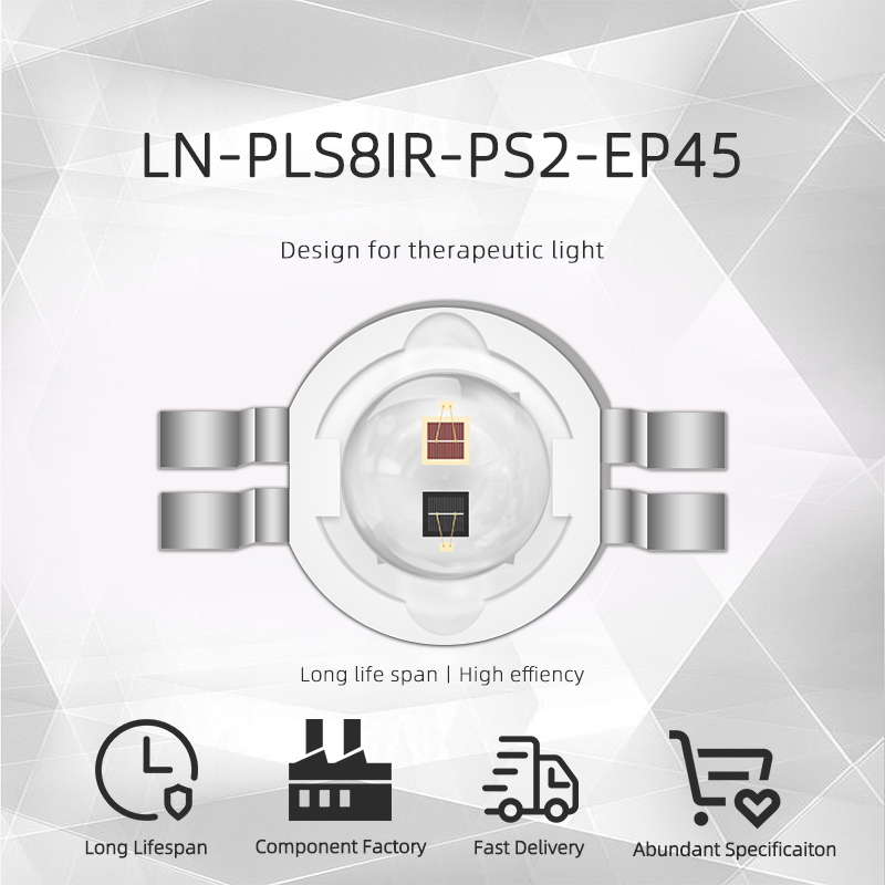 Инфракрасный светодиодный излучатель 2w*2 Chip Ir Led 650-660nm Высокая мощность R8.0mm