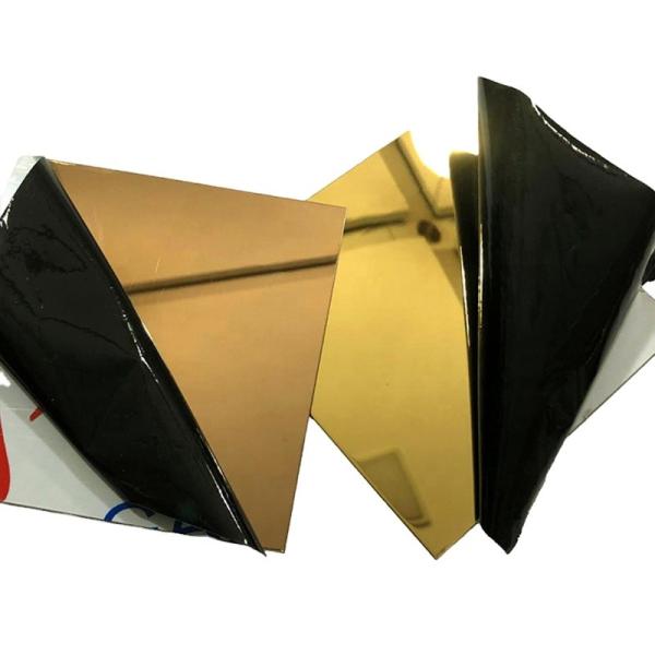 OEM ODM Decorative Golden Mirror Stainless Steel Sheet 304 304l 430