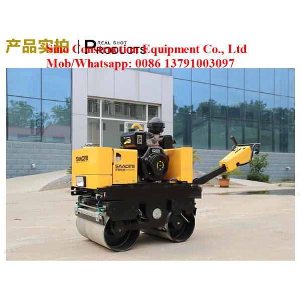 Hand Held Two Drum 13HP HONDA GX390 Hydraulic Road Roller