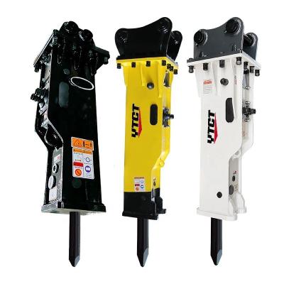 Ytct silenciou a máquina escavadora em forma de caixa Rock Breaker Hammer para 1.2-55 Ton Excavators