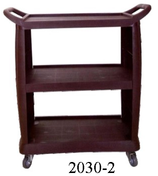 Foldable Restaurant Or Hotel Room Service Cart Stainless Steel With Plastic And Tote Box