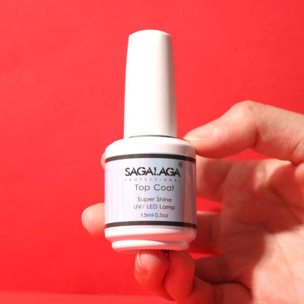 85G Long Lasting High Glossy Top Coat Rich Pigment Gel Polish Base Coat and No Wipe Top Coat Shiny Diamond Gel CPSR Certified