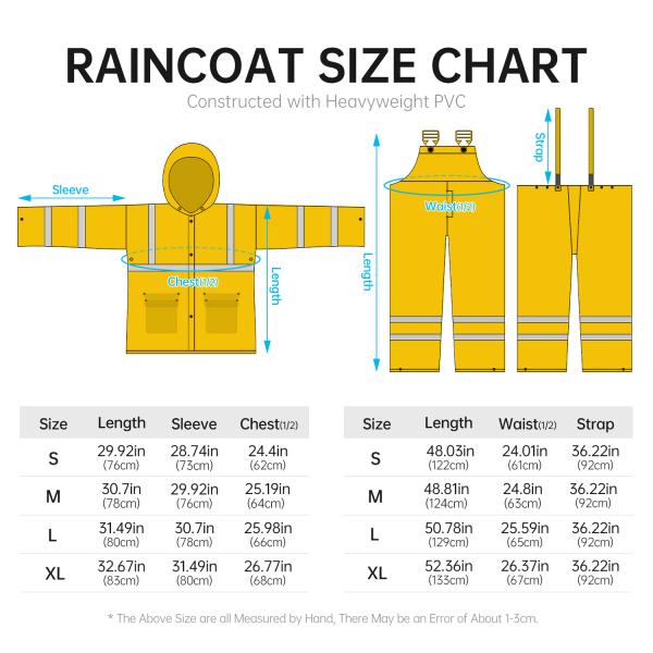 PVC poliéster con capucha abrigos de lluvia ropa de trabajo de dos piezas unisex Hi Vis abrigos de lluvia