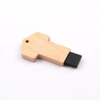 A chaveta de movimentação instantânea de madeira de USB do bordo deu forma à leitura rápida 64GB 128GB 256GB