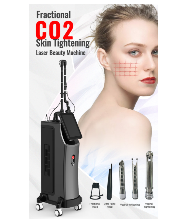 60W Fractional CO2 Laser Machine Scar Removal Skin Rejuvenation / Resurfacing