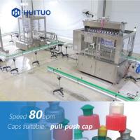 Máquina que capsula del embotellado rotatorio automático para el cuidado personal Flip Top