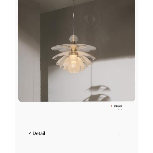 Denmark Designer Glass Pine Cones Pendant Light Modern Acrylic Hanging Lamps(WH-GP-179)