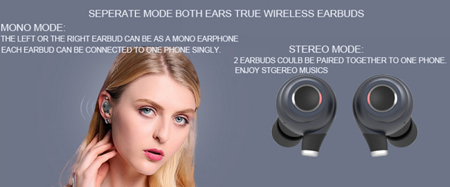Хэндс-фри Hifi беспроводные наушники Bluetooth со шлемофоном спорта загрузочной коробки 2600mah
