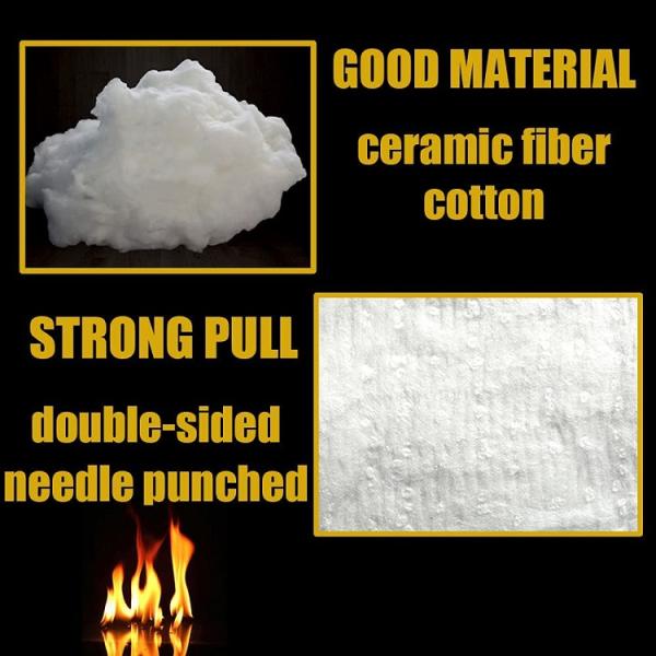 1400 Ceramic Fiber Heat Insulation Blanket Paper Refractory Alumina Silcate Fiber Blanket For Oven