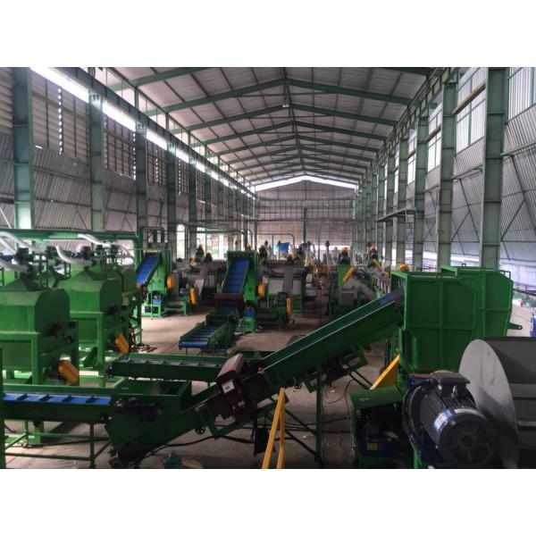 Garbage film crushing washing and recycling machine