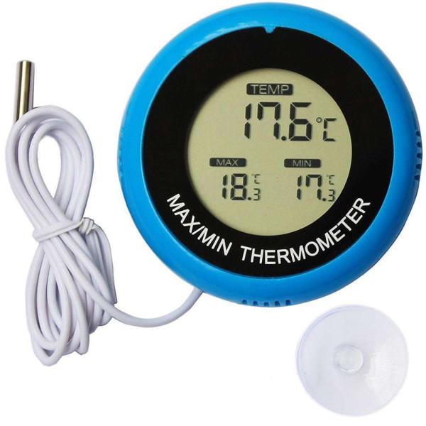 TL8050 Round Max Min Memory Function Temperature Sensor Digital Thermometer With Probe