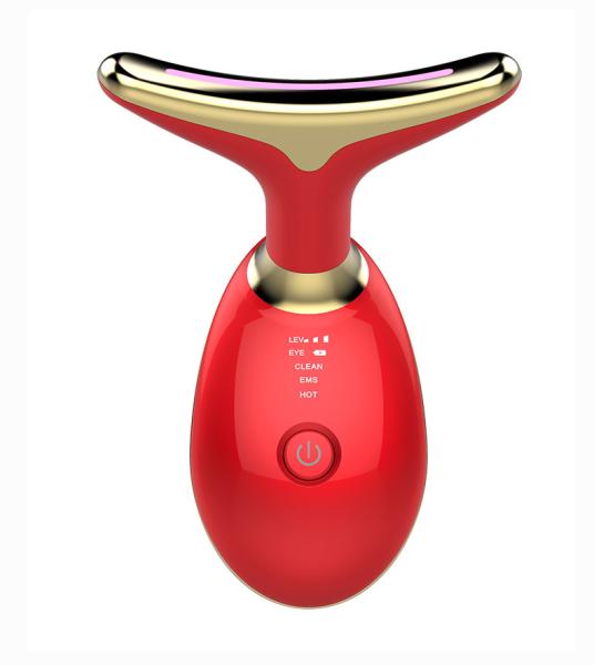 EMS Neck Rejuvenating Device 2.5W 3.7V 500mAh Light Therapy Face Massager