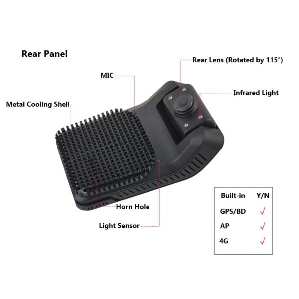 4G ADAS Dash Cam Car Video Recorder OEM 2CH 1080P DVR 4G WIFI GPS для такси