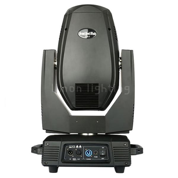 350w 17R Sharpy Beam Spot Wash 3in1 DMX Stage Moving Head Lights with Rotating Gobos