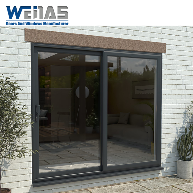 Patios And Gardens Aluminium Sliding Front Doors With Energy Efficient Glass