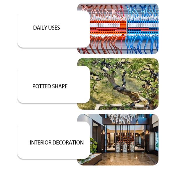 Экономичный индивидуальный дизайн Желтая ПВХ покрытая проводка для балинга строительных материалов