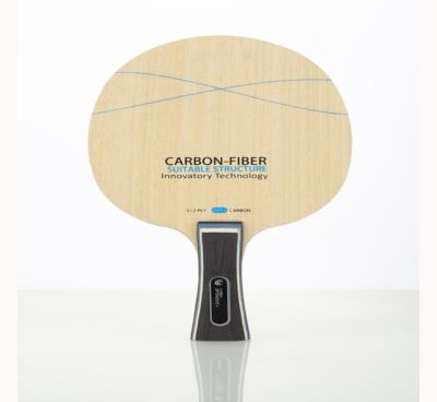 O pong profissional do sibilo da lâmina azul do tênis de mesa da fibra do carbono rema