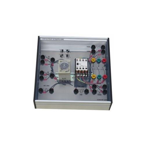Tetra-polar contactor Didactic Equipment Vocational Training Equipment
