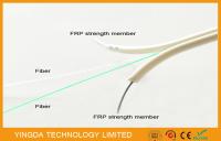 Câble d'interface du mode unitaire FTTH, câble optique non métallique de fibre de noyau de la force 2 de FRP