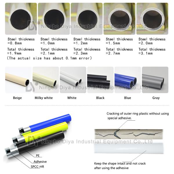 O anti polietileno da oxidação revestiu a tubulação de aço/anti espessura estática da tubulação 0.8mm