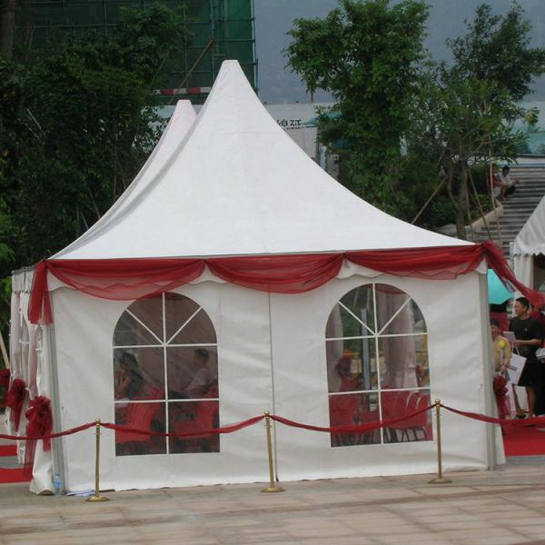 Dossel exterior do miradouro do jardim da barraca do evento do pagode do banquete de casamento 7x7