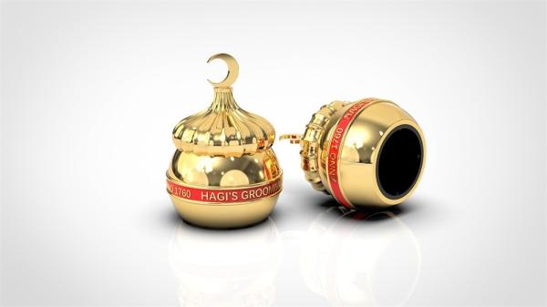 Nouveaux bouchons de parfum en zamak personnalisés en forme de grenade pour col de bouteille standard FEA15