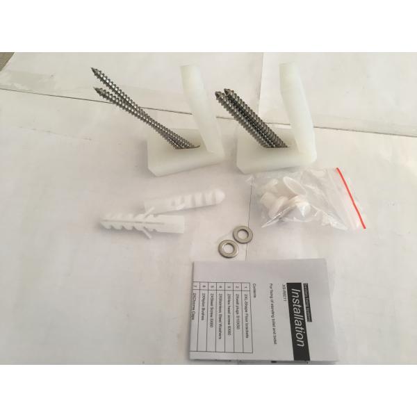 3A Toilet Cistern Fixing Screws , Nylon 7 - Shaped Foot Screws Easy Replace