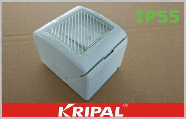 IP55 Waterproof Door Bell Switch Outdoor Weatherproof Switch Socket 16A 250V