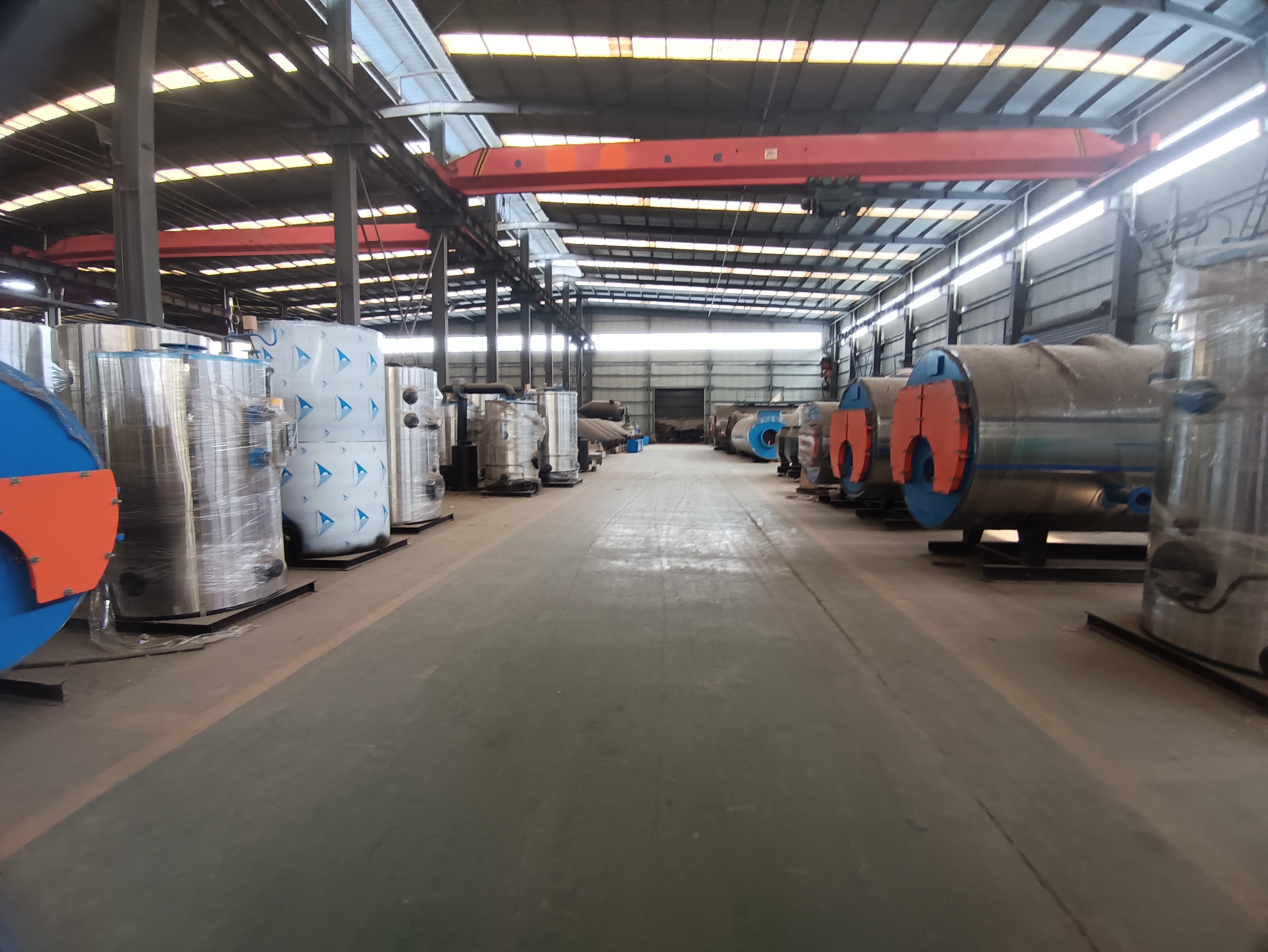 WNS Series Gas Oil Fired Hot Water Boiler Fully Automatic High Efficiency