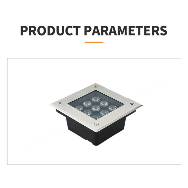 Buried Led Lamp Lights Tempered Glass IP65  3000k 6000K