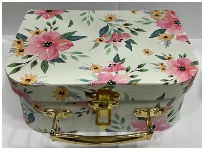 Full Color Printing Cardboard Suitcase Packaging Box Modern Design Customised Logo for Industrial Gift Craft