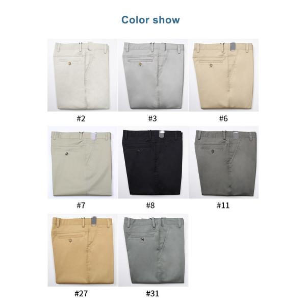 Мужское обычное фитнес низкое умное боковое карманное платье брюки костюмы с прямыми ногами в хаки