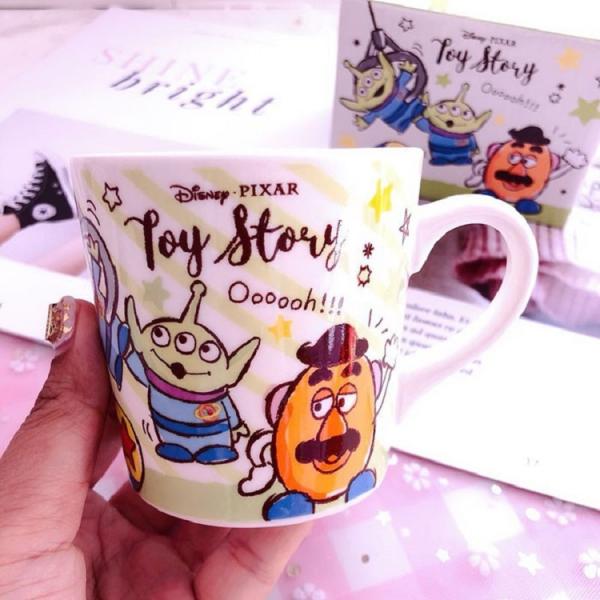 Cartoon Porcelain Ceramic Coffee Cups For Student Milk Juice Tea OEM ODM