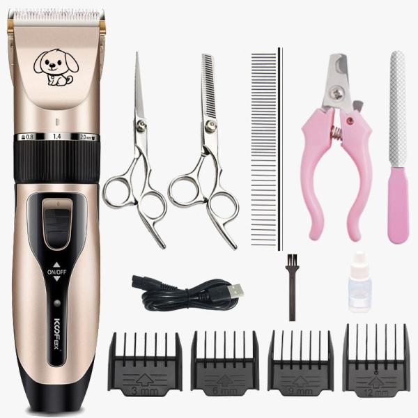 Animal de estimação do cão que prepara a lâmina cerâmica elétrica Skinsafe 1200mAH de Clippers ROHS do cabelo