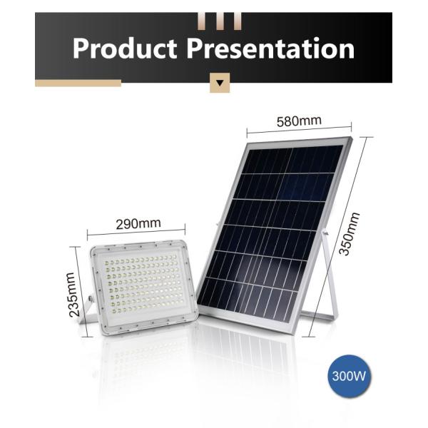 Дом IP65 100W солнечный приведенный в действие освещает батарею фосфорнокислого железа лития