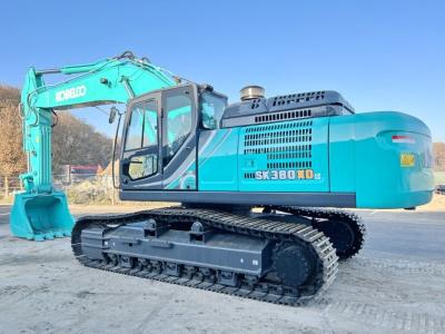 Japão Excavadora Kobelco Usada para venda Máquinas de segunda mão SK380XD Jindongyu