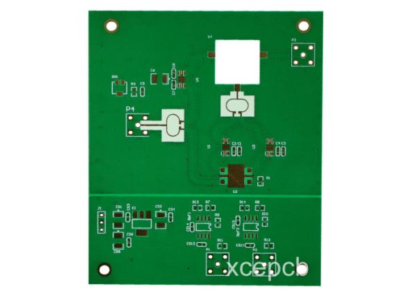 Green 4 Layer Double Sided Prototype PCB Fabrication For Elevator / Moving Staircase