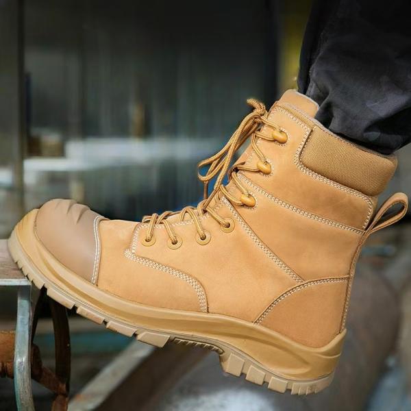 Bottes de travail lourdes imperméables à l'eau Bottes de travail de construction industrielle